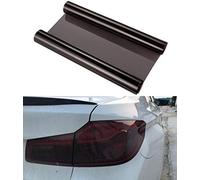 NewL 40cm x 152cm Extra Wide Self Adhesive Auto Car Tint Headlight Taillight Fog Light Vinyl Smoke Film Sheet Sticker Cover (Light Black)
