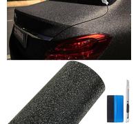 NewL Black Glitter Diamond Sandy Sparkle Car Vinyl Wrap Film Made of Vinyl Paint Protection Films for Car/Bicycle/Motorcycle DIY (50cm x 150cm)