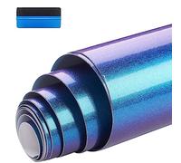 NewL High Gloss Chameleon Blue to Purple Car Vinyl Wrap Film 30cm x 100cm