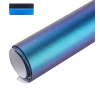 NewL Matte Chameleon Blue to Purple Car Vinyl Wrap Film 50cm x 200cm