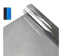 NewL Multicolor Window Glass Film PET 99% UV Protection Self Adhesive Heat Insulation Tint Film for Car Homes Offices Stores Window Stickers (Medium Gray, 50cm x 200cm)