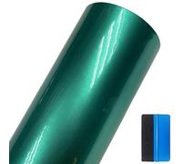 NewL Premium Candy Gloss Metallic Vinyl Wrap Film Self-Adhesive DIY Car Sticker With Air-Release Technology for Car Interior & Exterior Decoration (Lake Blue, 50cm x 150cm)