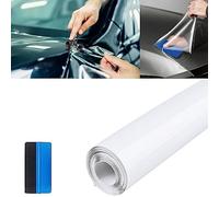 NewL Rhino Skin Paint Protective Film Vinyl for Car Bumper Hood Paint Protection, Motorcycle, Bike - Transparent, Self-adhesive (5cm x 900cm)