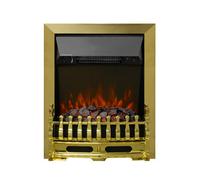 Newland Bayden Brass Inset Electric Fire (Manual Control)