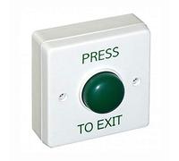 Newlec NLLRBPGB (AEB17) Press to Exit/Egress Button with Pattress Box (White)