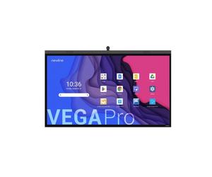 Newline 86'' Vega Pro Touch Panel 86" interactive display with 4K AI camera, PCAP touch, Android 13, and high-performance audio-visual system.