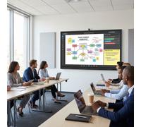 Newline Elara 75 Pro 75" 4K Touch Display Professional 75-inch interactive display with 4K UHD resolution, Android 13 with Google EDLA, advanced