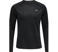 newline Men Core Running T-Shirt L/S Black