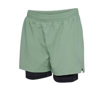Newline Shorts NWL Dallas 2 in 1 Women Running Sport Short Pant green 5003266144