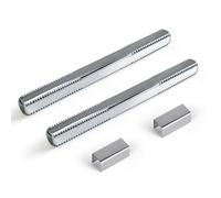 newliplace 2 Pack Square Drive Spindles Replacement Parts for Old Style Door Knobs and Vintage Mortise Lock, Adjustable Door Knob Spindle 17/64 in. x 17/64 in. x 3-1/2 in. (89mm)