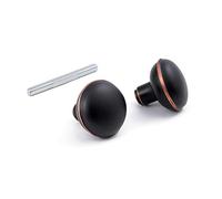 newliplace Vintage Style Door Knob Set with Spindle, Antique Door Knobs Replacement Set for Interior Doors, Oil Rubbed Bronze