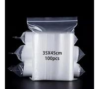 newlng 100piece Plastic Sealable Seal Bags 35cm * 45cm Resealable Clear Plastic Suitable for Books Documents Clothes Sweaters Jackets Shirts Hats Scarves Shoes Travel Storage Sorting