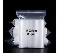newlng 100piece Resealable Plastic Bags 15cm * 22cm Grip Seal Bag Clear Small Plastic Bags Sealable Suitable for Books Clothes Hats Scarves Shoes Travel Office Storage Sorting