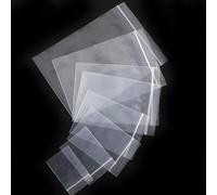 newlng 400piece Small Plastic Sealable Grip Seal Bags 6cmX9cm Resealable Clear Plastic Storage for Jewellery, Samples, Seeds, Coins