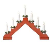 Newly Designed Traditional RED Wooden Christmas Candle-Bridge