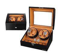 Newly Designed Watch Winder Can Accommodate 10 Automatic Watches Extremely Quiet and Anti-Magnetic Motor with Soft and Flexible Watch Pillow (C)
