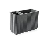 Newly Launched Blue Canyon Berkeley Toothbrush Tidy, Durable Construction, Bathroom Storage Organiser, Toothbrush Caddy, Bathroom Countertop Storage, Brush Holder, Versatile Holder, Lightweight, Grey