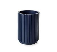 Newly Launched Blue Canyon Berkeley Tumbler, Polyresin Toothbrush Tumbler, Bathroom Glass, Cup for Bathroom Tumbler, Durable Construction, Mouthwash Cups, Reusable, Portable Makeup Brush Holder, Blue