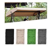 Newly Replacement Canopy For Swing，Garden Swing Seat Replacement Oxford Cloth Canopy, Waterproof Sun Shade For Patio Awning Backyard Playground Outdoor Swing (Color : Beige, Size : 191 * 120 * 18cm)