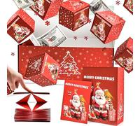 Newly Surprise Box Gift Box Creating the Most Surprising Gifts, DIY Folding Pop-Up Surprise Gift Boxs Explosion for Money, Gifts Explosion Boxs for Christmas Anniversary (redA,20pcs)