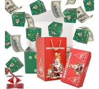 Newly Surprise Box Gift Box, Unique Folding Bouncing Red Envelope Cash Boxs with Confetti, 2026 Christmas Surprise Gift Boxs for Christmas Birthday Anniversary Valentine (Red-A,10Pcs * Bouncing Box)