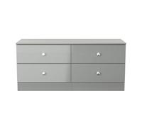 Newlyn 4 Drawer Bed Box (Ready Assembled) Ready Assembled 2 U Dark Grey One Size