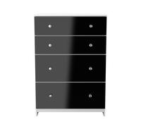 Newlyn 4 Drawer Deep Chest (Ready Assembled) Ready Assembled 2 U Black One Size