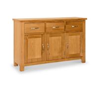 Newlyn Oak Large Sideboard Fully Assembled - By Roseland Furniture
