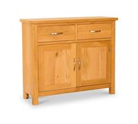 Newlyn Oak Small Sideboard Fully Assembled - By Roseland Furniture