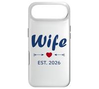 Newlywed Marriage Quote minimalist simple Wife Est 2026 Case for iPhone Air