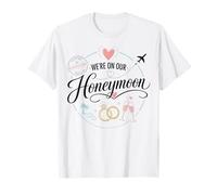 Newlywed We're On Our Honeymoon Vacation Couples T-Shirt