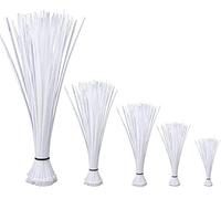NewMainOne Self Locking Nylon Cable Zip Ties,4 6 8 10 12 Inches,Width 0.16inch,500Pcs HeavyDuty Wire Tie Wraps for Home,Office,Garden,Garage,Workshop (White)