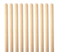 Newman and Cole Wooden Broom Handle Stick Wood Broomstick/Wooden Pole for Floor Mop Handle Brush Broom - 4ft (120cm) x 1 1/8" (28-29mm) Handles - Pack of 10