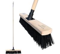 Newman & Cole 18 Inch Outdoor Garden Pvc Large Broom Stiff Brush