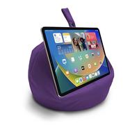 NEWMANS - Beanbag for Tablet/iPad/Laptops - Holds securely at any angle on any surface - Handy side pockets (Purple)