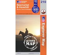 Newmarket and Havehill, Barrow, Clare and Kedington: Sheet 210 (OS Explorer Map Active)