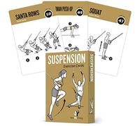 NewMe Fitness Suspension Workout Cards, Instructional Fitness Deck for Women & Men, Beginner Fitness Guide to Training Exercises at Home or Gym (Suspension, Vol 1)