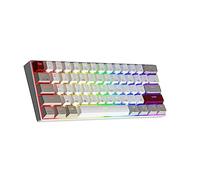 NEWMEN GM610 Wireless Mechanical Keyboard,60% Gaming keyboard Red Switch | Gaming Mechanical Keyboards,60%,USB-C,Wired/Bluetooth/2.4Ghz,RGB Backlit,Compact,Hot Swappable,Anti-Ghosting,PC Mac Windows