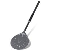 Newmeto Pizza Turning Peel - 8 Inch Aluminum Perforated Turner With 32 Inch Long Handle, Lightweight Metal Peel for Outdoor Oven Accessories