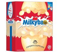 NewMilky bar White Chocolate Easter Egg 180g & Milky Way Large Milk Chocolate Easter Egg 163g - Easter Eggs Gifts for Women Men & Kids - Easter Egg Hunts 2026 (Pack Of 1, Milky Bar Egg)