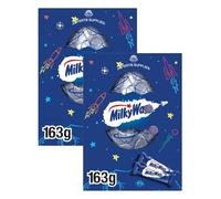 NewMilky bar White Chocolate Easter Egg 180g & Milky Way Large Milk Chocolate Easter Egg 163g - Easter Eggs Gifts for Women Men & Kids - Easter Egg Hunts 2026 (Pack Of 2, Milky Way Egg)