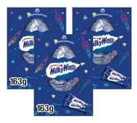 NewMilky bar White Chocolate Easter Egg 180g & Milky Way Large Milk Chocolate Easter Egg 163g - Easter Eggs Gifts for Women Men & Kids - Easter Egg Hunts 2026 (Pack Of 3, Milky Way Egg)