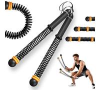 Newmkr Weighted Ropeless Battle Ropes for Home Gym - Portable Arm Exerciser, Heavy Duty Workout Rope for Strength, HIIT & Aerobic Training, Non-Slip Handle, Compact Design