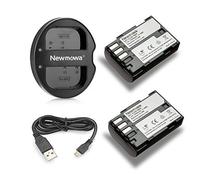 Newmowa D-Li90 Replacement Battery (2-Pack) and Dual USB Charger for Pentax D-LI90 and Pentax 645D, 645Z, K-01, k-1,K-3, K-5, K-5 II, K-5 IIs, K-7