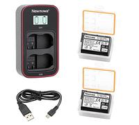 Newmowa EN-EL15 Replacement Battery (2 Pack) and Smart LCD Display Dual USB ChaNewmowa EN-EL15 Replacement Battery (2 Pack) and Smart LCD Display Dual USB Charger for Nikon EN-EL15 and Nikon 1 V1,D500