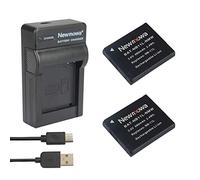 Newmowa NB-11L NB-11LH Battery (2-Pack) and Portable USB Charger for Canon