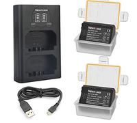 Newmowa NP-FZ100 Replacement Battery and Dual LCD USB Battery Charger for Sony NP-FZ100, BC-QZ1 and Sony a1, Sony a6600, Sony Alpha 9, Sony Alpha 9R, Sony A7RIII, Sony A7R3, Sony a7 III Digital Camera
