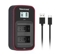 Newmowa Smart LCD Display Dual USB Charger for Canon LP-E17 Canon EOS M3 M5 M6 200D 250D 750D 760D 800D Rebel T6i T6s 8000D 9000D Kiss X8i Kiss X9 Rebel SL3