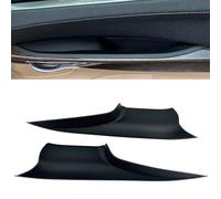 NEWNTSAME Car Interior Door Pull Handle Covers Compatible with BMW 7 Series F01 F02 F03 Door Handles Protective Decorate Cover for 740i,750i,750Li,740Ld,740Li,750Li,760Li (2PCS Black)