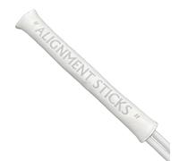 NEwoilkwo Alignment Stick Headcover Golf Alignment Stick Cover Headcover Holder 13in Hold at Least 2 Sticks - White Soft Synthetic Leather Well Made (Alignment Sticks)